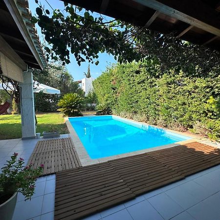 Villa Amy With A Pool In Porto Hydra By Goutos Properties Thermisia Екстер'єр фото