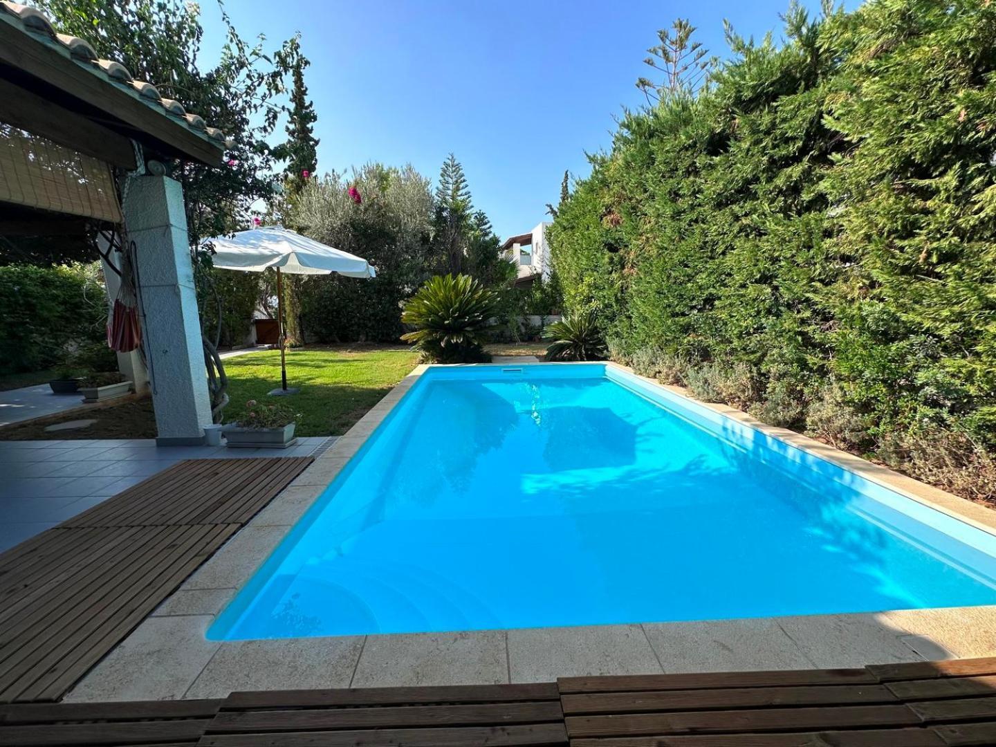 Villa Amy With A Pool In Porto Hydra By Goutos Properties Thermisia Екстер'єр фото