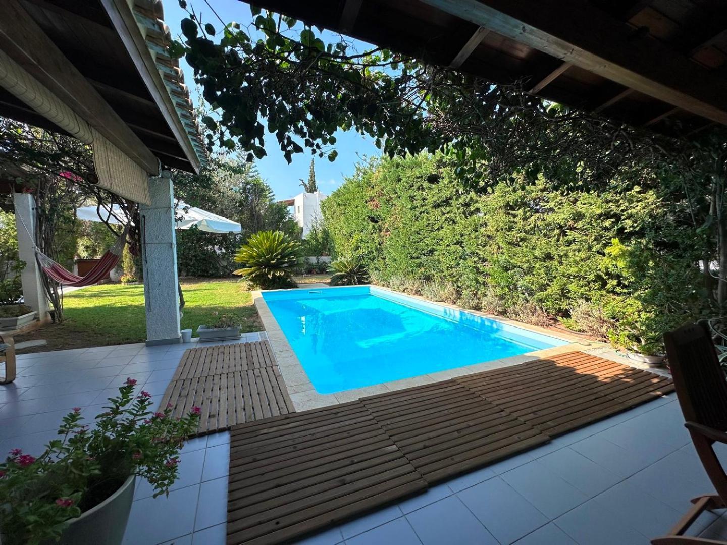 Villa Amy With A Pool In Porto Hydra By Goutos Properties Thermisia Екстер'єр фото